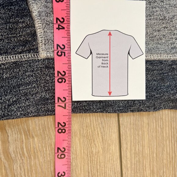 🪻Abercrombie & Fitch Sweatshirt (hoodie) Navy Grey Sz L - Picture 7 of 10